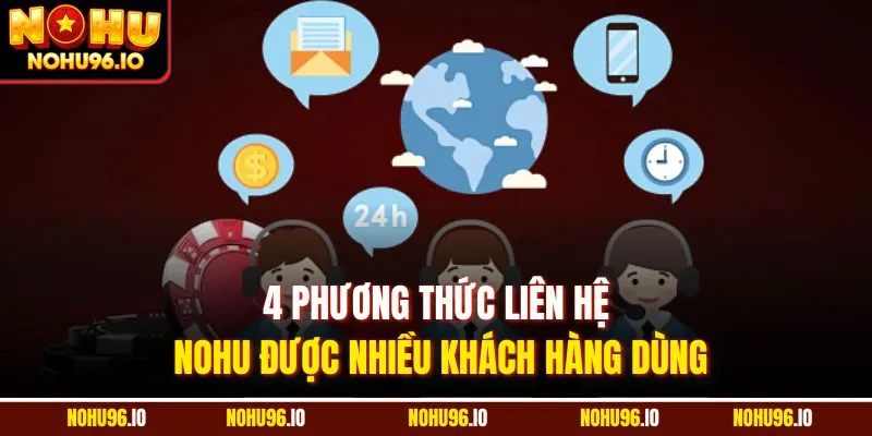 4 phương thức liên hệ Nohu được nhiều khách hàng dùng